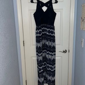 Womens navy maxi dress size 5